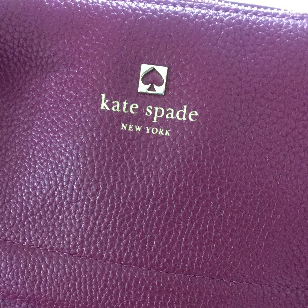 SOLD NWT KATE SPADE ALIDA GRANT PARK RED PLUM BAG - Picture 5 of 5